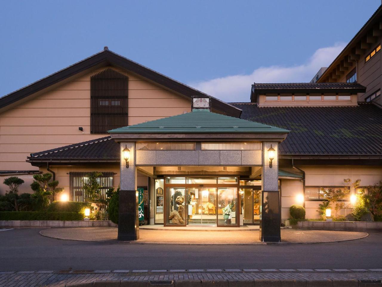 Hotel Awara Onsen Hot Spring Koubou Gurabaatei Esterno foto